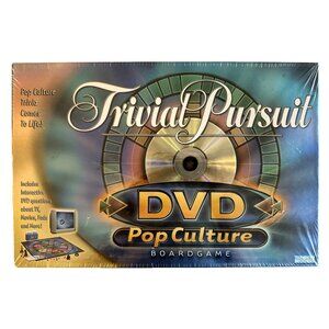 Trivial Pursuit Pop Culture Edition DVD Interactive Board Game 2003 NEW SEALED